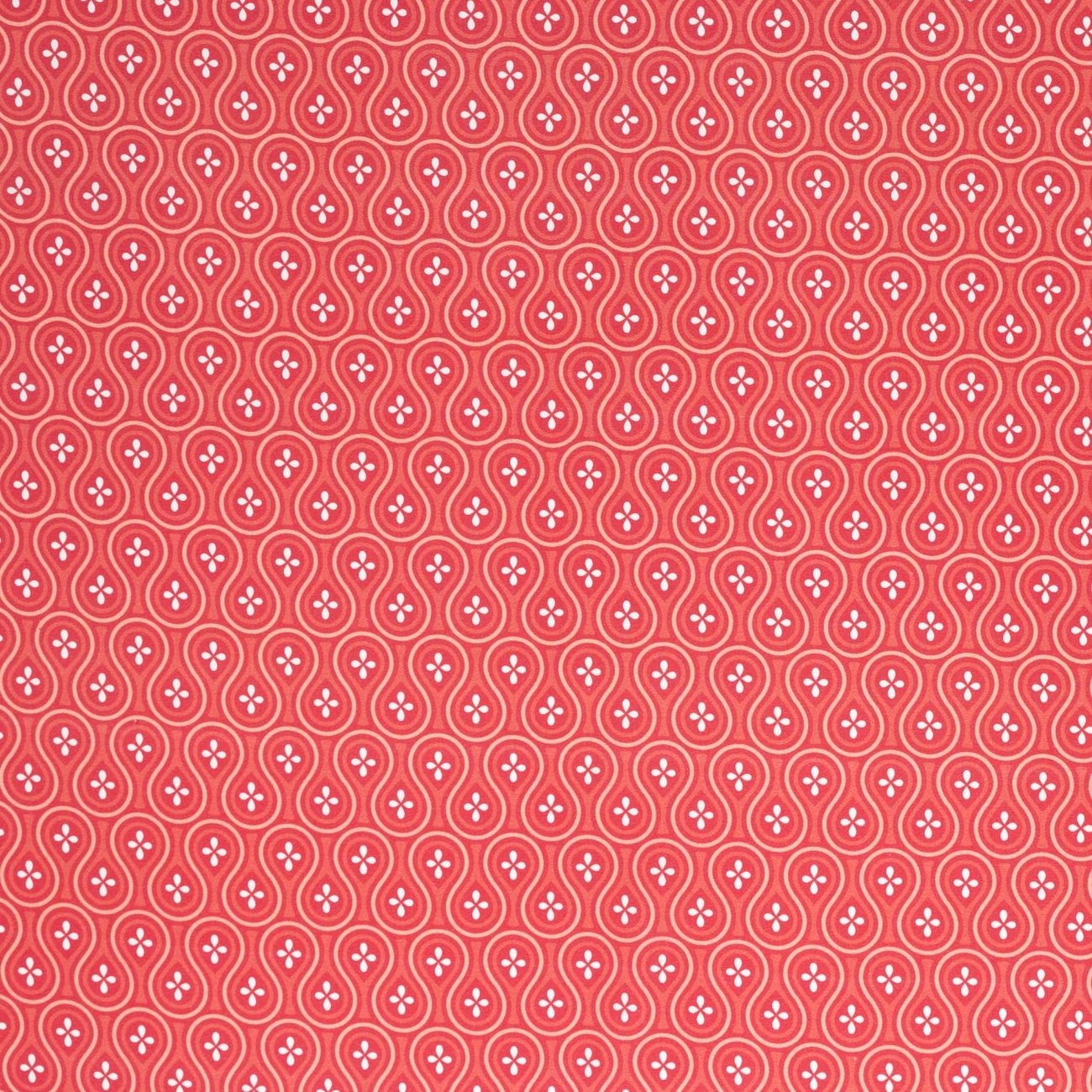 Swafing Baumwolle - Bögen - Koralle